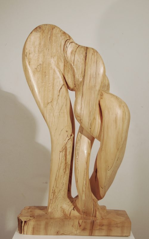 Femme courbée. H; 0,75m, , Bouleau 2010
